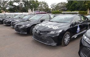 Ghana Police car